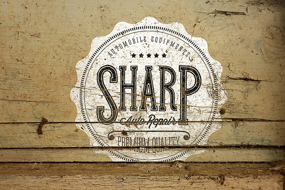 12 Vintage Logo Mockups V.2, a Product Mockup by Graphicon (Photo 4 of 8)