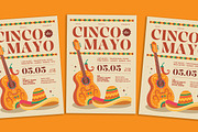 Cinco De Mayo Party Flyer, a Flyer Template by Gumico Studio. (Thumbnail 1 of 3)