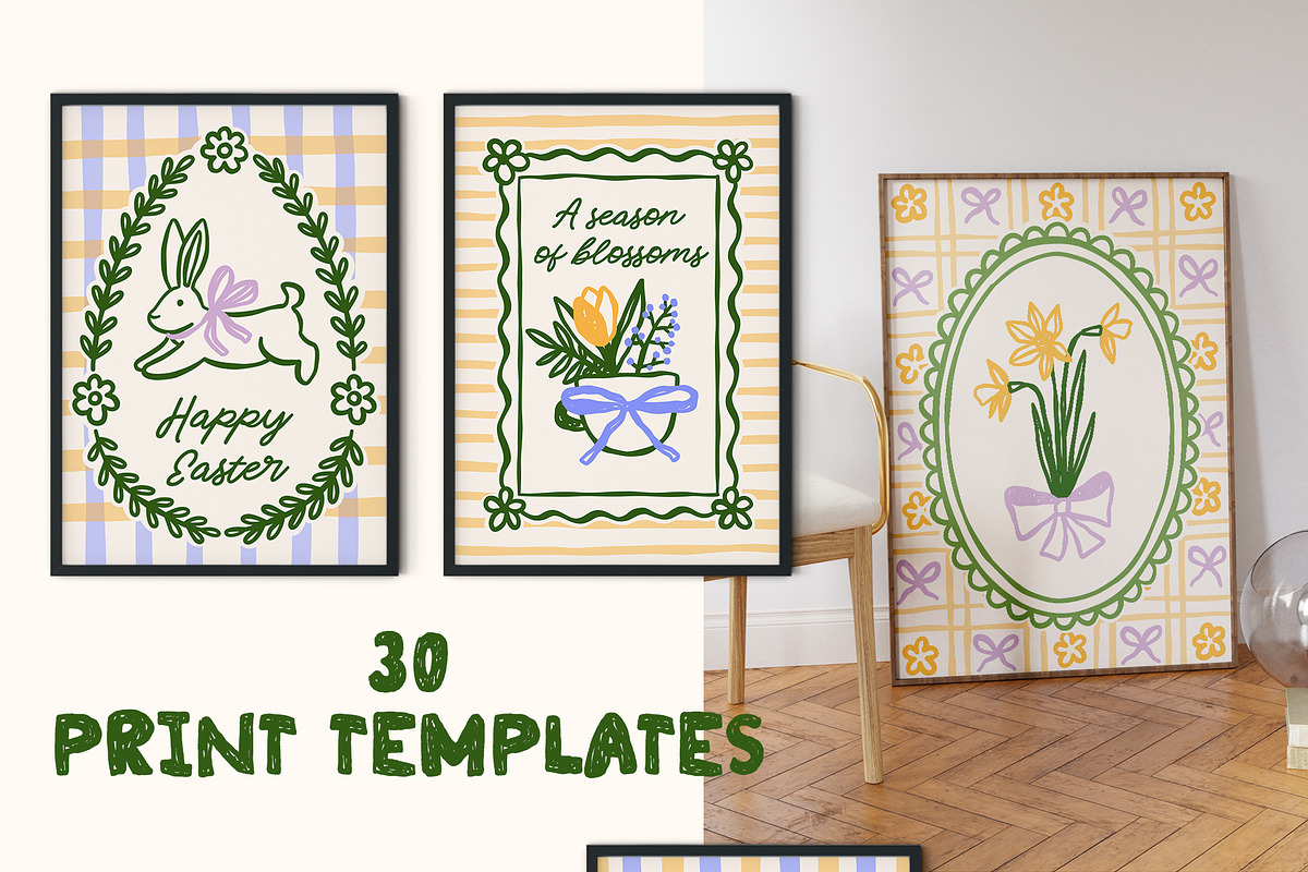 Spring Easter Cottagecore Graphic, an Object Graphic by ArtFM (Photo 4 of 13)