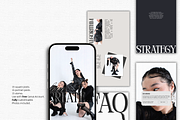 Bold Black Canva Instagram Kit, a Social Media Template by Lumisse Studio (Thumbnail 9 of 10)