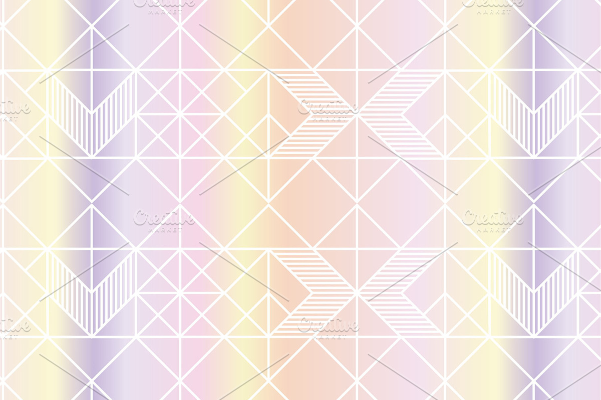 Ombre Geometric Pattern, a Pattern Graphic by b.banks (Photo 1 of 4)