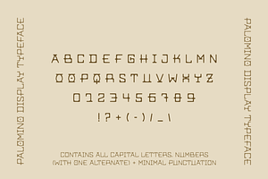 PALOMINO Display Font