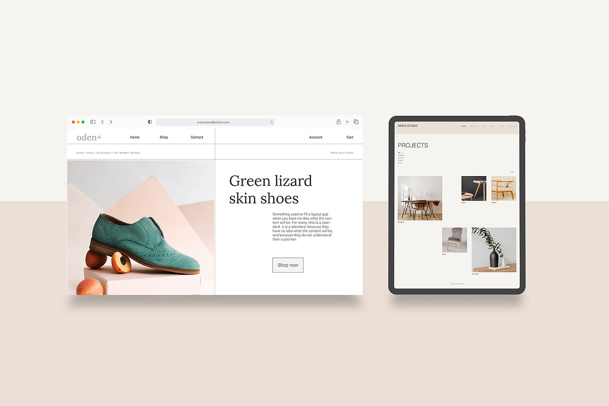 Minimal Web & Mobile Mockup Kit, an iPhone Mockup by Mockstore (Photo 18 of 30)