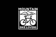 Simple Mountain Bike Lover Logo, a Branding & Logo Template by Atlantis X Nurman Arbai (Thumbnail 2 of 2)