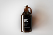 Growler Beer Bottle Mock-Up, a Household Mockup by TSOBG (Thumbnail 8 of 33)
