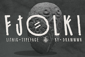 Fjolki | Lithic Typeface