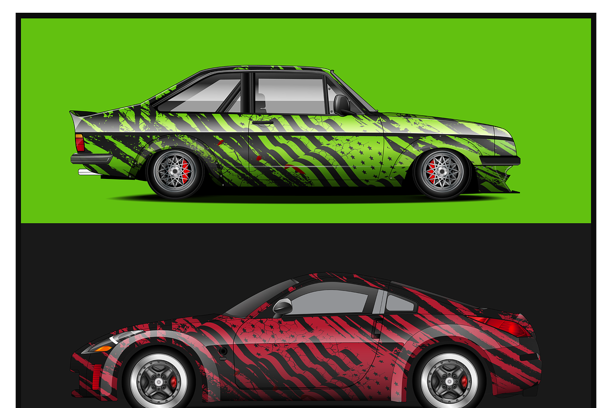 Stylish Car Wrap Design, a Transportation Illustration by CarWrap design (Photo 1 of 3)