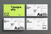 Brand Guidelines Presentation Design, a Presentation Template by E-Type (Thumbnail 4 of 10)