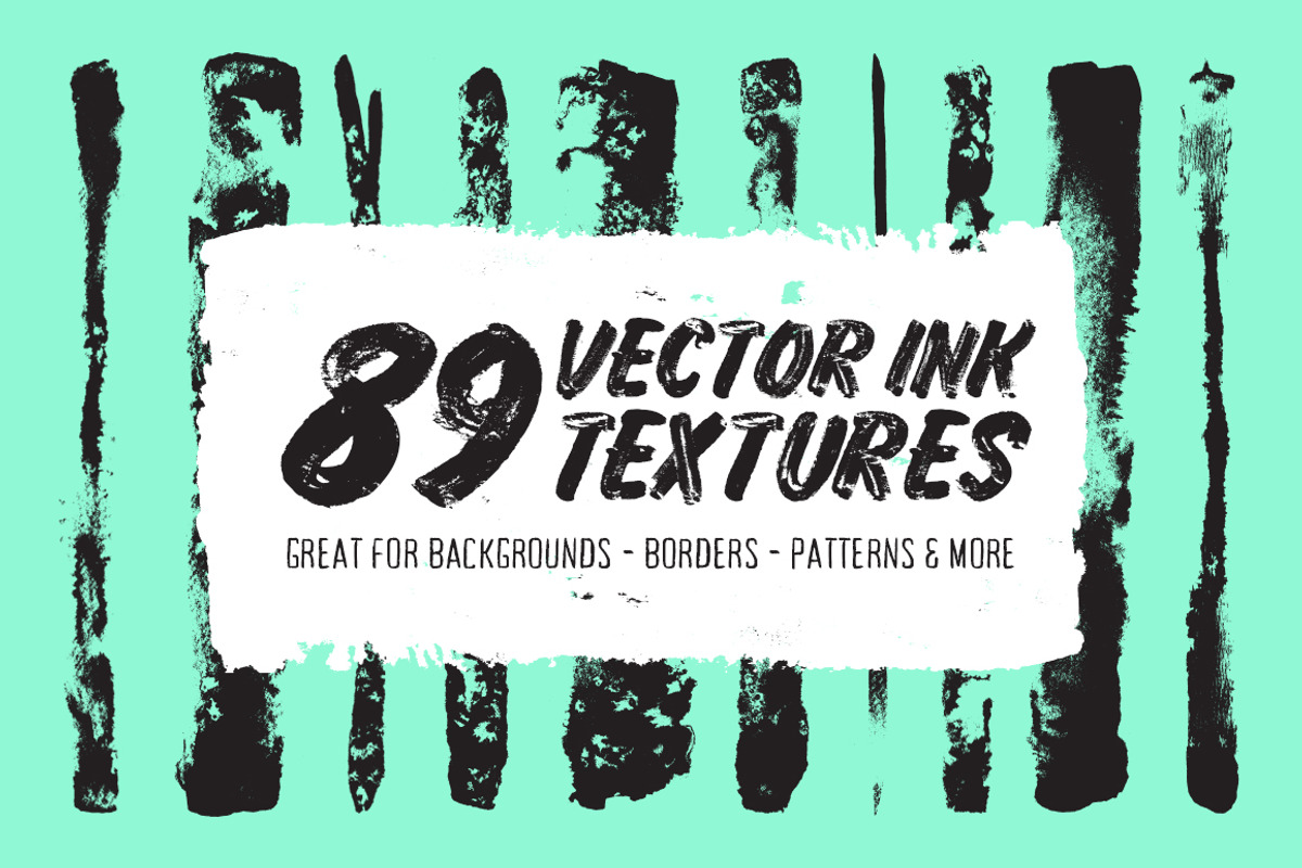 89 Vector Ink Strokes & Textures, a Texture Graphic by Abbie May (Photo 1 of 5)