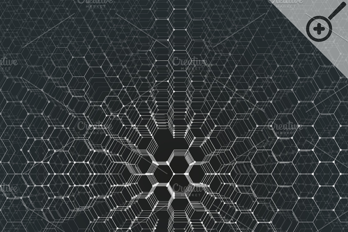 Chemistry 3D pattern B.C., a Healthcare Illustration by VectorShop (Photo 6 of 6)