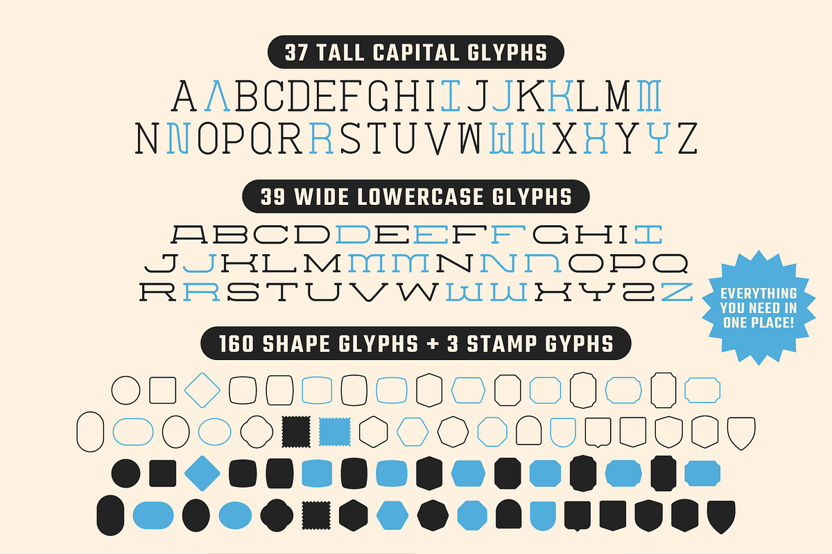 MONOGRAM-MAGICIAN-ACT4, a Symbol Font by Para-Scope Design (Photo 7 of 11)
