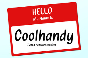Coolhandy - simple cool handwritten
