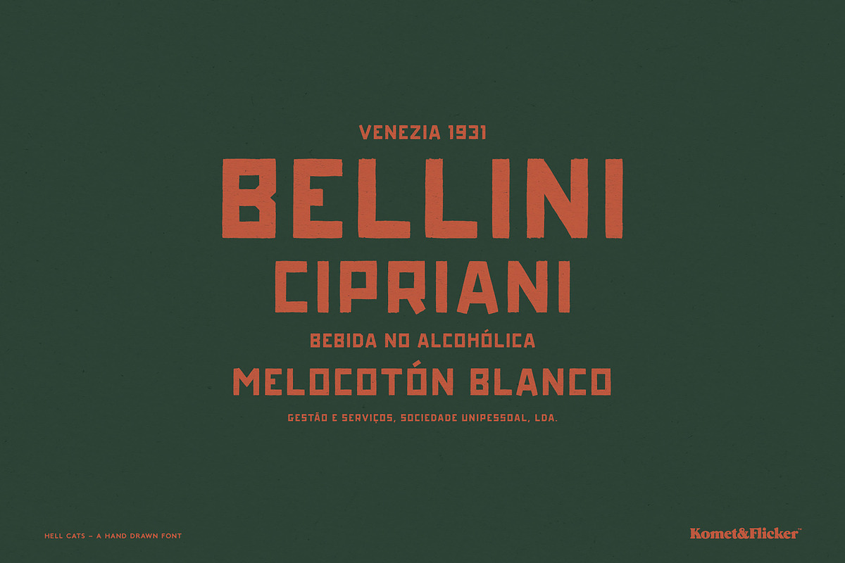 HELL CATS, a Sans Serif Font by Komet & Flicker (Photo 6 of 13)
