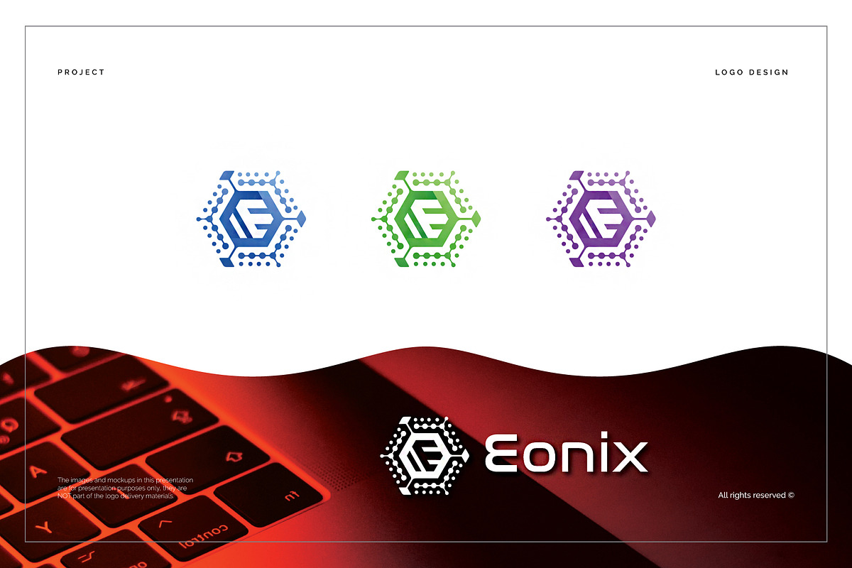 Eonix (E) logo Template, a Branding & Logo Template by The Branding Fusion (Photo 3 of 3)