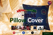 Christmas Pillow Cover Mock-ups Set, a Household Mockup by Apparel_Mockups (Thumbnail 1 of 3)
