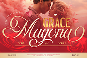 Grace Magona, a Serif Font by Burntilldead (Thumbnail 1 of 12)