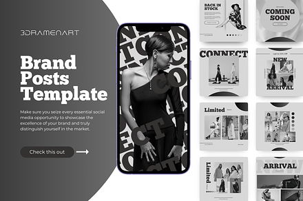 50 Branding Posts | Canva Template