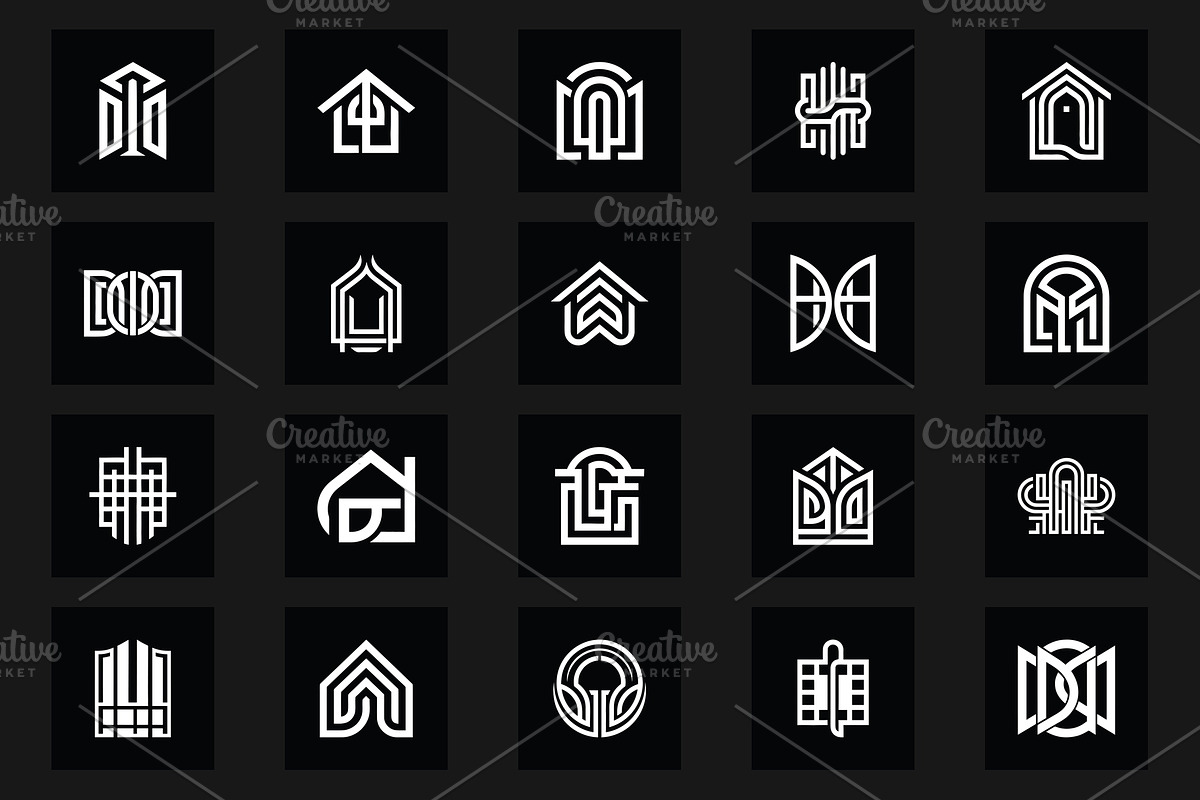 Architecture Real Estate Logo Pack, a Branding & Logo Template by Vectorium Studio (Photo 9 of 11)