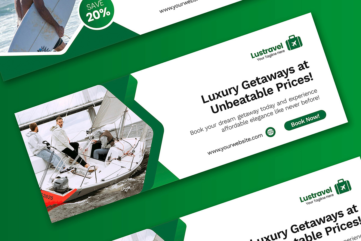 Lustravel - Facebook Cover, a Social Media Template by Esensifiksi.studio (Photo 2 of 3)
