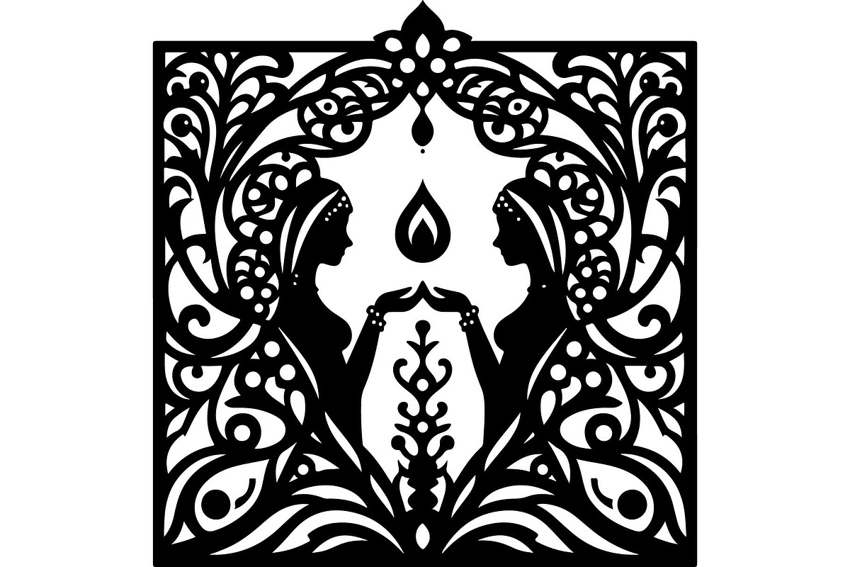 Fantasy Nature Laser Cut Set, an Object Graphic by jahid234 (Photo 7 of 13)