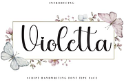 Violetta, a Handwritten Font by FreshTypeINK (Thumbnail 1 of 8)