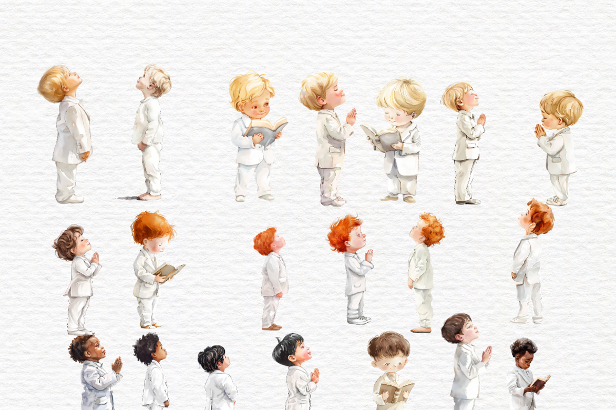 Clip art Primera communion bundle, an Education Illustration by Invite to Clipart (Photo 6 of 6)