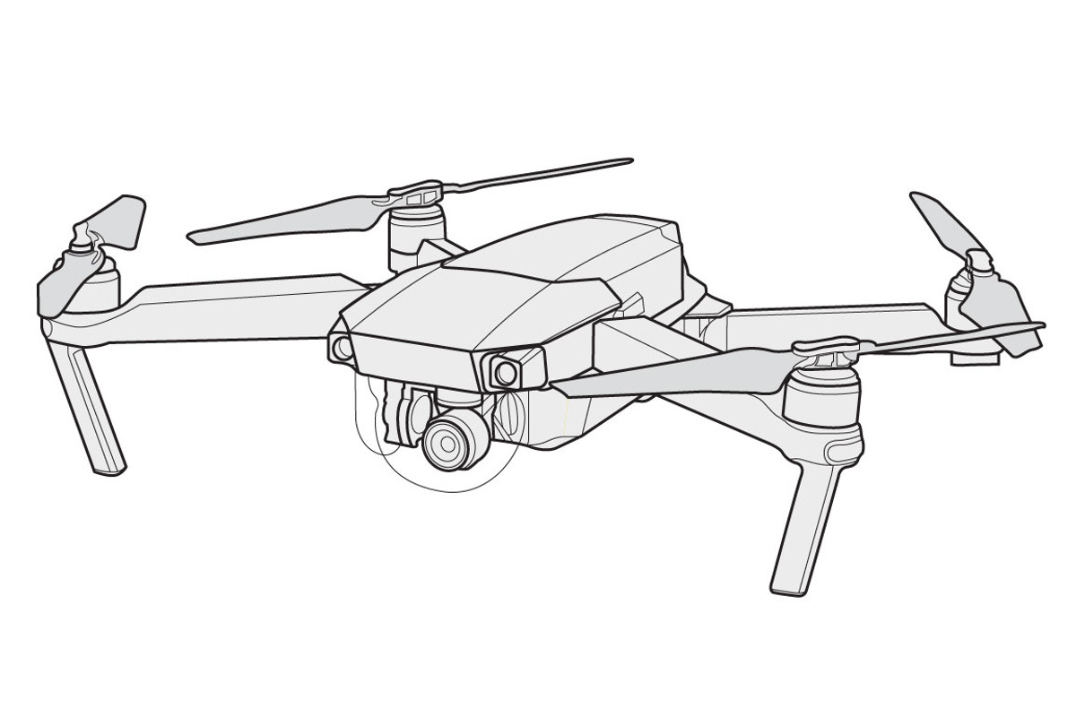 2 Pack-Mavic & Inspire vector drones, an Object Graphic by Stypeface (Photo 3 of 3)