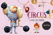 Circus Collection, an Animal Illustration by Eve Farb (Thumbnail 2 of 3)