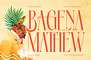 Bagena Mathew Bold Tall Serif, a Serif Font by timelesstype.co (Thumbnail 1 of 20)