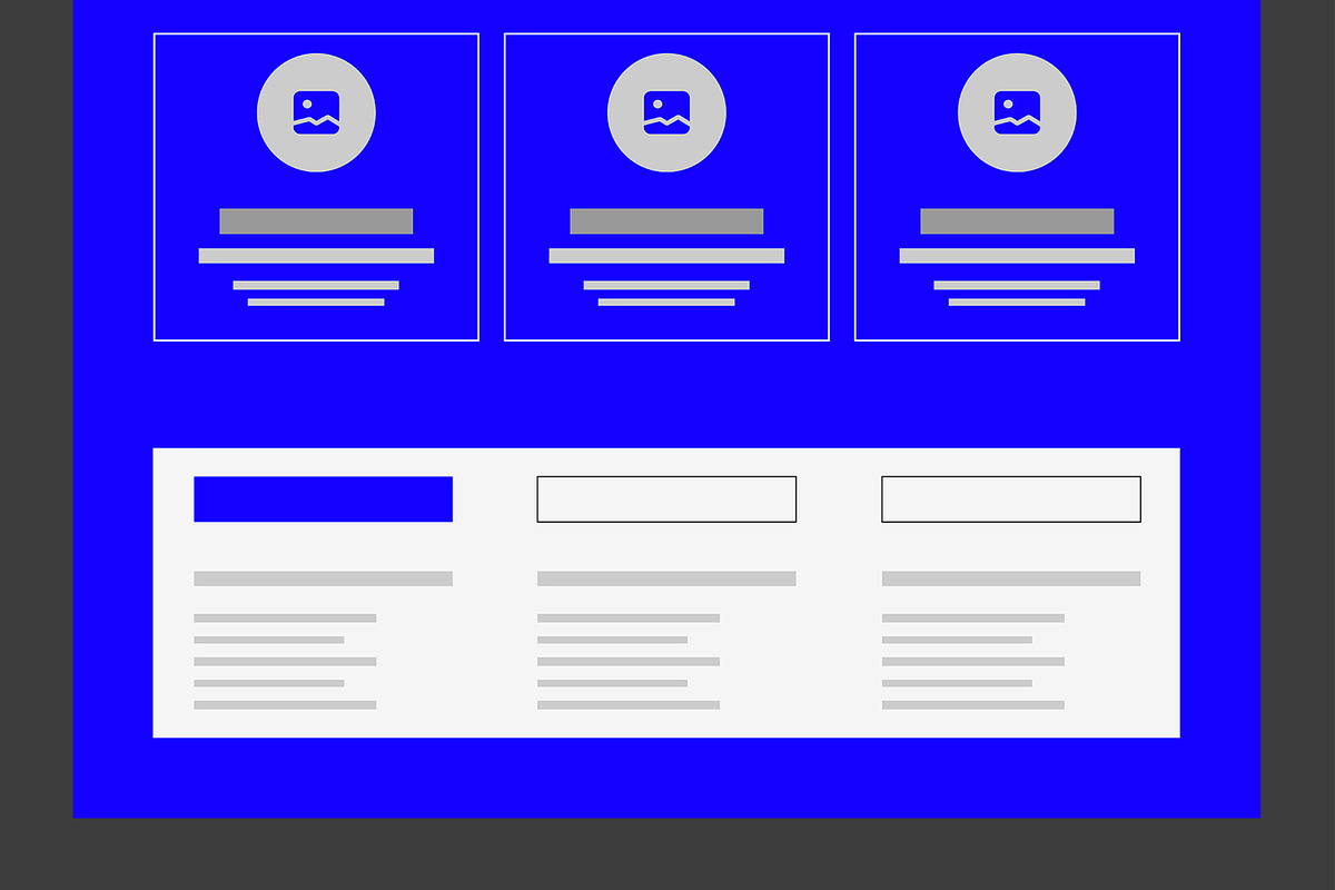 Modern Wireframe Template, a Wireframe Template by MightyDesign (Photo 6 of 9)