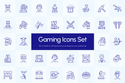Gaming Icons Collection, an Outline Icon by Prosymbols (Thumbnail 1 of 7)