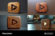 Play buttons. 76 images, a Background Graphic by Handmadefont (Thumbnail 12 of 15)