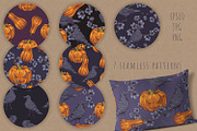 Halloween crows, a Background Graphic by HmarkaShop (Thumbnail 5 of 5)