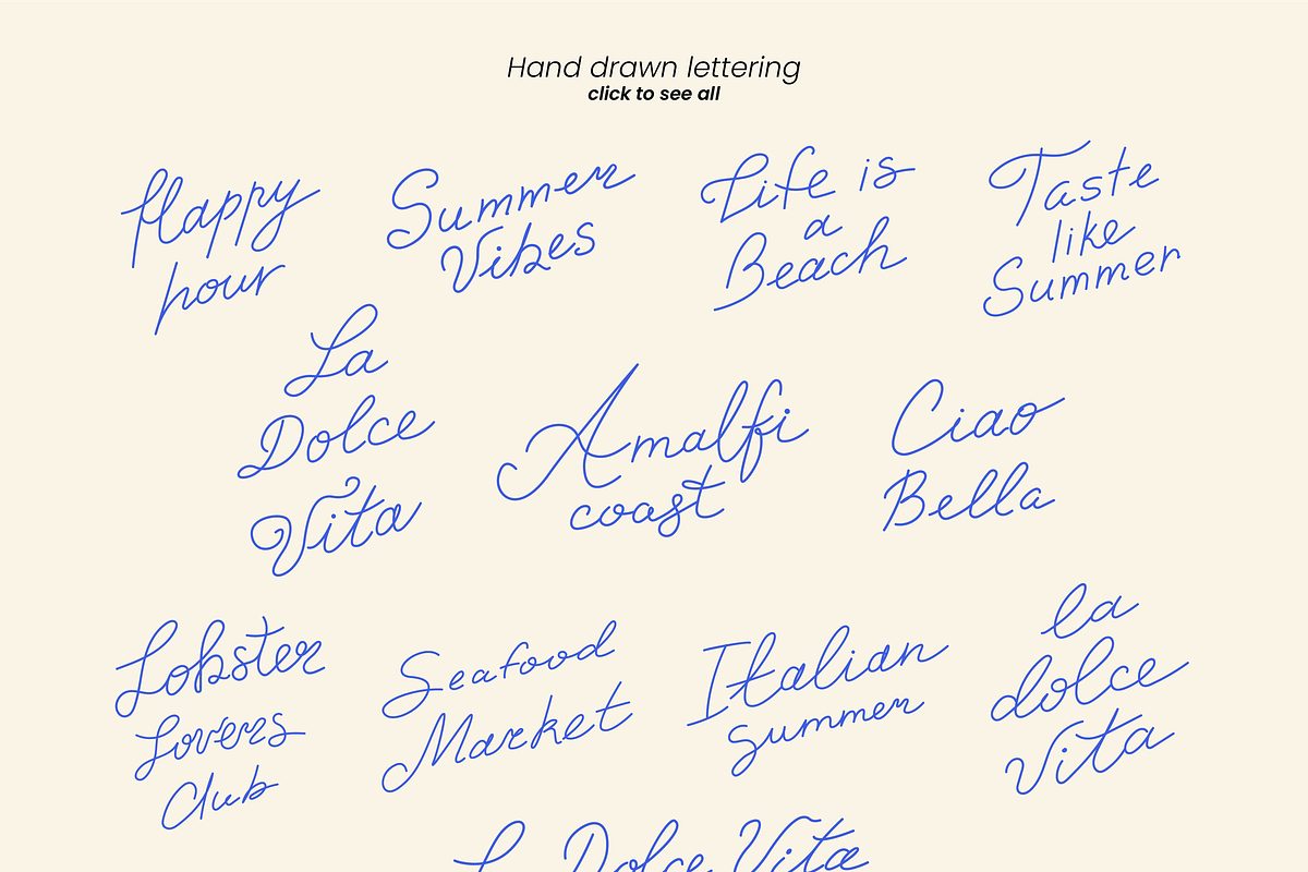 La Dolce Vita Hand Drawn Collection, an Object Illustration by Felizabeth Design (Photo 8 of 15)