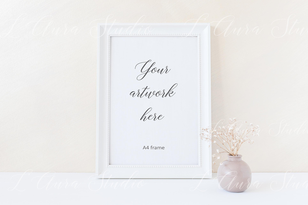 Frame mockup bundle - 8x10'' A4, a Print Template by L'Aura Studio (Photo 6 of 9)