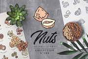 Nuts & seeds icons & logos, an Icon by Merfin (Thumbnail 1 of 9)