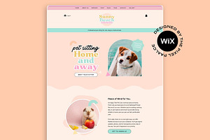 Wix Website Template - Sunny Beach, a Wix Template by The Pixel Palace