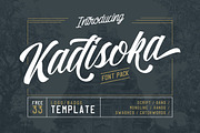 Kadisoka family 5 Fonts, a Script Font by Letterhend Studio (Thumbnail 1 of 10)