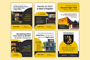 Black Gold Real Estate Social Media, a Social Media Template by Jiwstudio (Thumbnail 3 of 4)