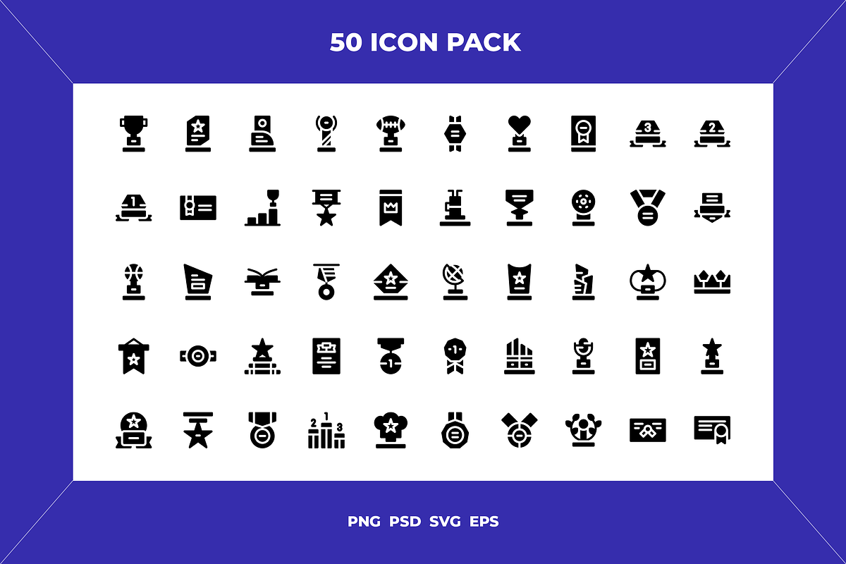 Rewards icons, an Outline Icon by Wencory (Photo 1 of 2)