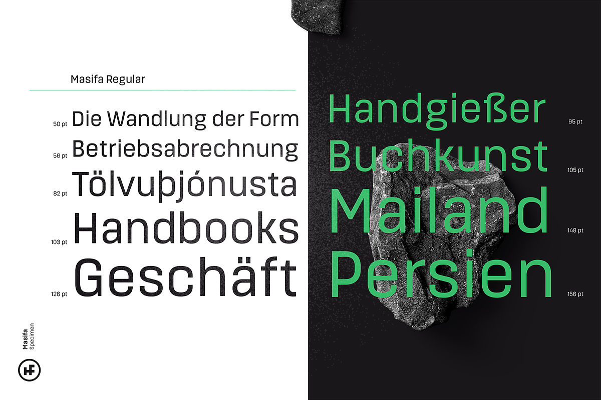 Masifa Narrow Family, a Sans Serif Font by Hurufatfont (Photo 13 of 15)