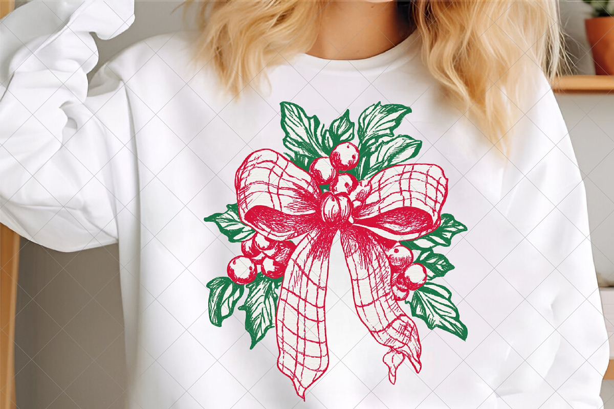 Christmas Line Art Png- Bow PNG, an Illustration by SinaCreation (Photo 5 of 7)