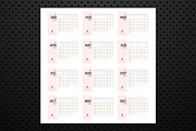 Calendar 2019 Planner Design, a Stationery Template by WORAKAMON Design Studio (Thumbnail 5 of 5)