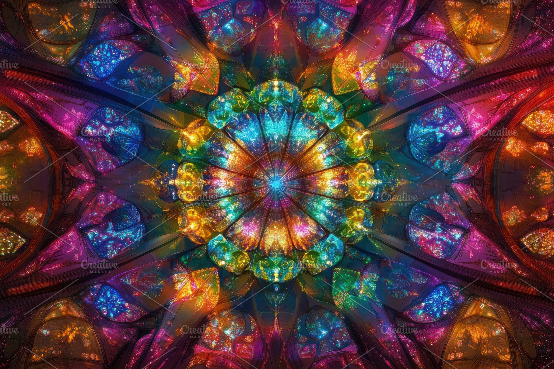 Colorful LED ornamental ceiling desi, a Photo by Iftikhar Alam