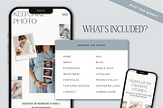 Showit Template Family Photographers, a Websites & App Template by Lennox Creative Co. (Thumbnail 3 of 5)