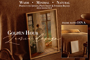 Sunlight Bedroom Art Frame Mockup, a Household Mockup by LAMIA DESIGN (Thumbnail 8 of 18)