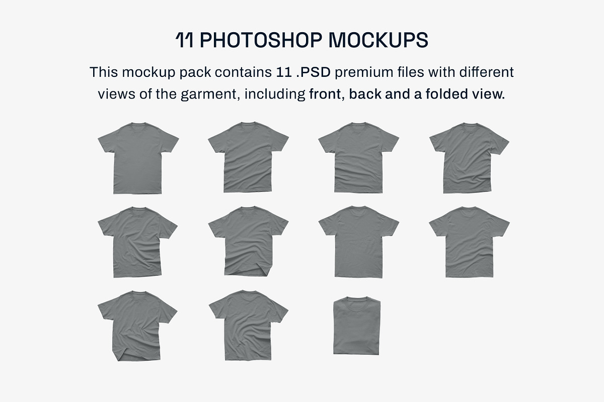 Alstyle Apparel 1301 T-Shirt Mockups, a Shirt Mockup by GraphicHero (Photo 2 of 9)