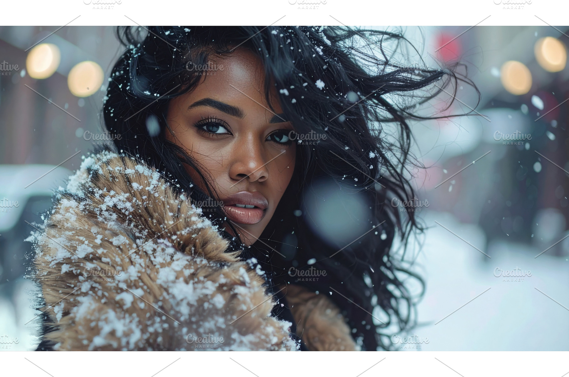 Beautiful woman in winter coat with, a Beauty & Fashion Photo by Igor Tichonow