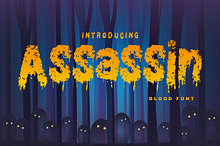 Assassin | Decorative Blood Font
