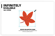 36 Autumn Elements + 12 Patterns, a Graphic by monkik (Thumbnail 11 of 12)